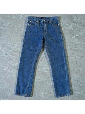 CLUB MONACO Women's Blue Denim Straight Jeans Size 27